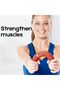 Thera-Band Resistance Bands Set, Professional Non-Latex Elastic Band For Upper & Lower Body Exercise, Strength Training, Therapy, Pilates, Rehab, Yellow & Red - 4