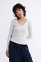 V-Neck Basic Blouse B0425