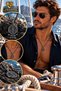 Men's Steel Anchor Necklace - Sailor Oxidized Anchor Design 316 L Stainless Steel Gift Necklace for Lover, Spouse, Father