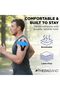Kinesiology Tape Roll Dispenser Box with XactStretch Application, 2-Inch x 103.3-Foot Size, Blue/Blue Print - 7