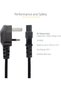 كيبل طاقة UK بديل من ستارتيك.كوم من قابس BS 1363 الى منفذ C7 معيار 18AWG بتيار 2.5 امبير وجهد 250 فو - 2