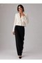 Women's Short White Comfort Fit Blazer Jacket - 4