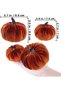 16pcs Pumpkin Fall Decorations Artificial Faux Velvet Pumpkins Decor Pumpkins for Fall Wedding Table Decorations - 2