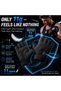 Fingerless Gym Gloves for Men and Women, Ultra-Light Breathable Workout Gloves with Silicone Gel Palm Grip and Wrist Strap, Smartwatch Friendly, for Weightlifting, Cycling and Fitness, Black - 4