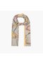 Scarf with Chain Print