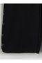 Lcw Kids Black Elastic Waist Girl's Tracksuit Bottom - 2
