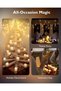 Homemory 12Pcs Flickering Flameless Candle Battery Operated, 200+Hours Fake Electric LED Candles Tea Lights for Votive, Centerpiece Table Decorations, Wedding, Aniversary, Halloween, Christmas - 8