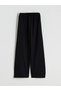 Lcw Kids Black Elastic Waist Girl's Tracksuit Bottom - 3