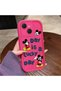 Tecno Spark 40C Compatible Pink Red Silicone Cartoon Pattern Case Shockproof Camera Protection