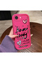 iPhone 16E Compatible Pink Red Silicone Heart Pattern Case Shockproof Camera Protection