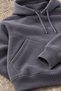 Men's Smoked Pocket Hooded Sweatshirt 3 Thread Puff Soft Fabric - 4