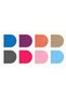 Mini Arch Rainbow 100% Silicone Coasters 8 cm Set of 4 Fuchsia - 3