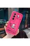 Realme C65 4g Compatible Pink Red Silicone Snoopy Pattern Case Shockproof Camera Protection - 3