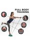 Resistance Tubes, Professional Latex Elastic Tubing for Upper & Lower Body, Core Exercise, Physical Therapy, Lower Pilates, At-Home Workouts, & Rehab, 5 Foot, Blue & Black, Advanced Set - 6