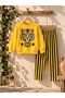 Boys' Printed Long Sleeve Striped Pants 2-Piece Tracksuit Set - 6