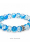 Flexible Foam Glass Beaded Unisex Bracelet – Single Bracelet with 8mm Color Options - 2