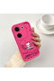 Tecno Camon 20 Pro 4g Compatible Pink Red Silicone Snoopy Pattern Case Shockproof Camera Protection - 2