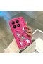 Mi 15t Compatible Pink Red Silicone Snoopy Pattern Case Shockproof Camera Protection - 4