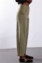 Khaki Barrel Pants - 5