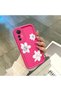 حافظة متوافقة مع هاتف Mi 12 Lite مصنوعة من السيليكون باللون الوردي والأحمر ومضادة للصدمات لحماية الكاميرا - 4