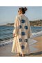 Eye-Patterned 100% Cotton Kimono - 4