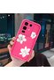 حافظة Infinix Note 50 Pro 4G متوافقة مع السيليكون باللون الوردي والأحمر ونمط الزهور وحماية الكاميرا ضد الصدمات - 3