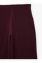 Elastic Waist Long Wide Leg Pants - 3