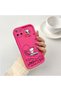 Realme C25/C25S Compatible Pink Red Silicone Snoopy Pattern Case Shockproof Camera Protection - 2