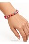 Flexible Foam Glass Beaded Unisex Bracelet – Single Bracelet with 8mm Color Options - 8