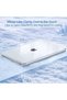 متوافق مع حافظة MacBook Air مقاس 13 بوصة 2020، شفافة تمامًا - 4