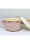 20-22-24 cm 3-4-5 Liter Pink Enamel Pot Set - 5