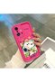 Mi 11T/Mi 11t Pro Compatible Pink Red Silicone Snoopy Pattern Case Shockproof Camera Protection - 4