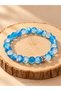 Flexible Foam Glass Beaded Unisex Bracelet – Single Bracelet with 8mm Color Options