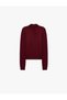 Half-Buttoned Stand-Up Collar Long-Sleeved Viscose Knitwear Sweater - 5