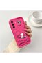 Samsung Galaxy A17/A26 Compatible Pink Red Silicone Snoopy Pattern Case Shockproof Camera Protection - 2