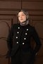 Velora Scarf Flower Dark Navy Blue