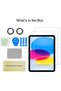واقي شاشة لجهاز iPad 11/10، 2 زجاج + 2 عدسة، ملون - 8