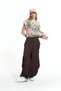 Pink Khaki Batik Printed T-Shirt 19153