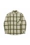 Men's Green Plaid Patterned Shirt - 3