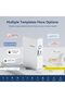 B18 Portable Label Maker with Black Ribbon Cartridge and White Labels, Wireless Bluetooth Connection, Mobile Editing, Support Color Printing, Mini Sticker Printer for Labeling Office Files - 8