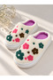 Women's Plush House Slippers with Floral Pattern, Soft Inner Lining, Thick Sole, Winter Slippers - 2