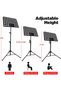 2 Pack Adjustable Music Stand with Carrying Bag - 3
