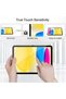 واقي شاشة لجهاز iPad 11/10، 2 زجاج + 1 عدسة، أصفر - 4