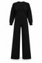 Black Core-Spun Knitwear Set 5590