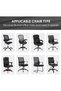 Office Chair Covers -Pink, Large Size - 8