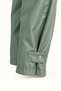 Paça Detail Sage Slouchy Leather Trousers - 2