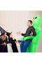 Kids Inflatable Alien Costume, Inflatable Green Alien Mascot Costume Party Cosplay Clothing Masquerade Halloween Party Festival Stage Performance - 8