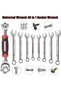 Universal Wrench 48 in 1 Socket Multifunction Tool with 360 Degree Rotating Head, Spanner for Home a - 2