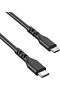 كابل USB C إلى مايكرو USB بطول 3 أقدام/1 متر، سلك USB 2.0 (أسود)