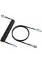 كابل USB C ملفوف C01UM للوحة مفاتيح الألعاب مع إضاءة RGB